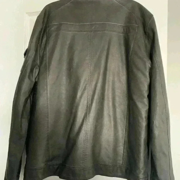 Point Zero faux leather sports jacket. Ptp 23” length 30” - Picture 6 of 7